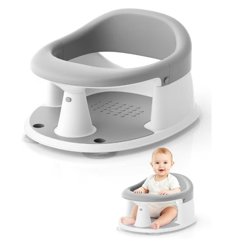 Amazon.com: Baby Bath Seat for Babies 6 Months & Up, Bath Seats for Babies Sitting Up, Open Design, Non-Slip, Compact Toddler Bath Seat.