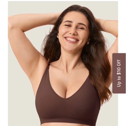 Seamless Soft Knit Nursing Bra
