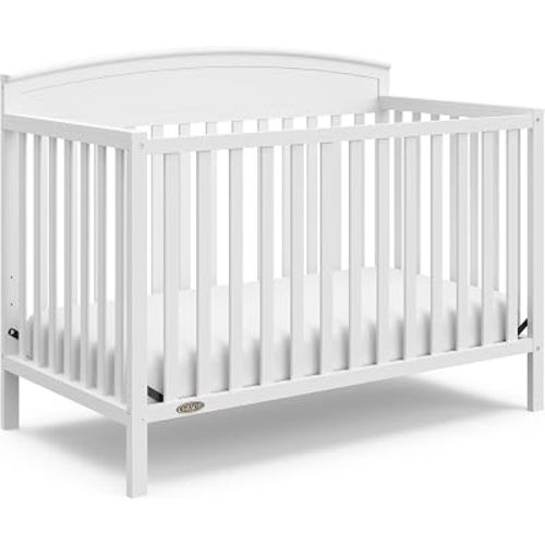 Graco Benton 5-in-1 Convertible Crib, White
