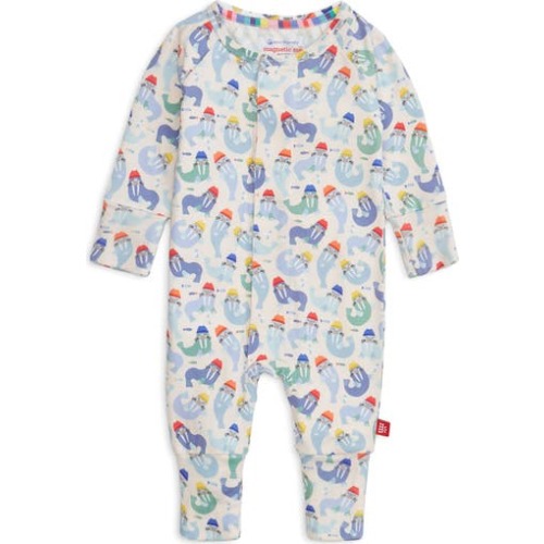 Captain Wally Magnetic Closure Convertible Romper, 3-6M