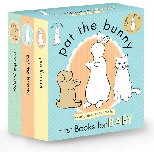 Pat the Bunny: First Books for Baby Boxed Set: Pat the Bunny; Pat the Puppy; Pat the Cat (3-Book Boxed Set) (Touch-and-Feel)