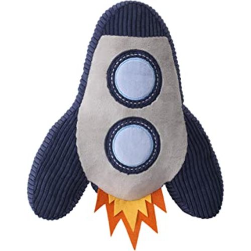 Lambs & Ivy Milky Way Rocket Ship Nursery Throw Pillow Plush