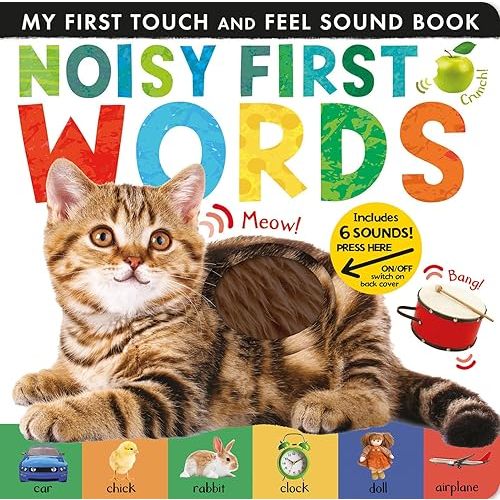 Noisy First Words: Includes 6 Sounds and an On/Off Switch on the Back Cover! (My First) Board book – Touch & Feel, September 22, 2020