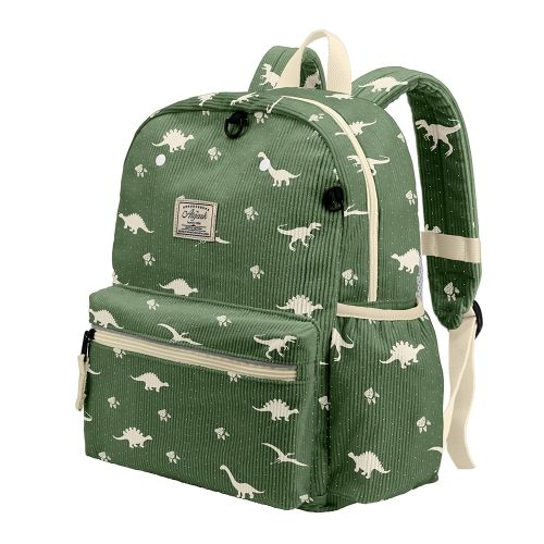 Corduroy Toddler Backpack for Boys 2-5: Kids Preschool Backpacks for Girls -13.5" H Fit Folder