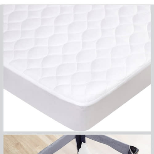 Amazon.com : American Baby Company Waterproof Fitted Pack and Play Mattress Protector 39" x 27" - Quilted, Noiseless, Ultra-Soft & Breathable Playpen and Pack n Play Mattress Cover : Baby