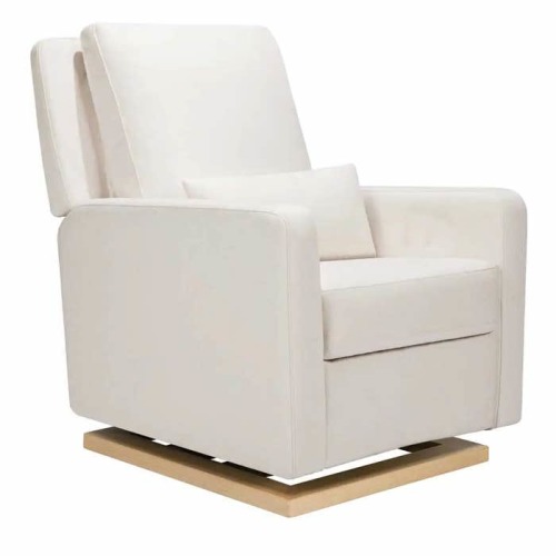 Sigi Power Glider Recliner with Light Wood Base  (Eco-Performance)
