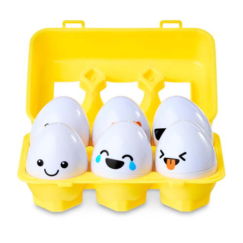 Spark.Create.Imagine Hatch and Match Baby Toy, Multicolor, 7 Pieces