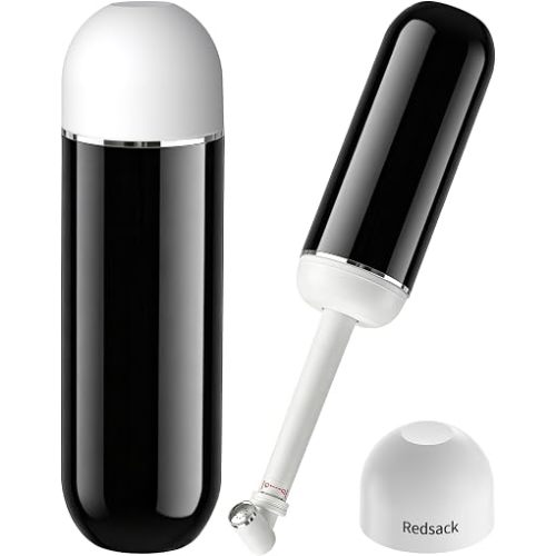 Portable Bidet for Travel & Camping - Manual Squeeze Peri Bottle Handheld