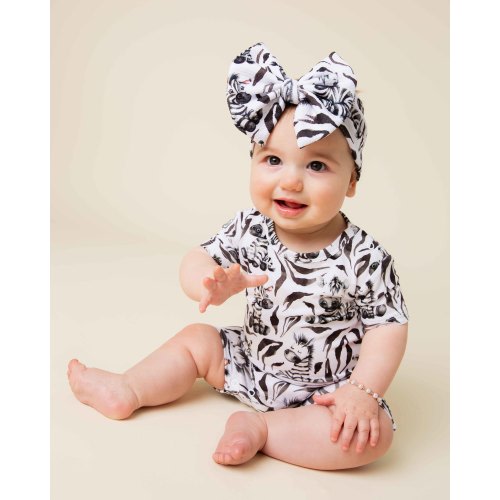 Wild Stripes Shortie Romper