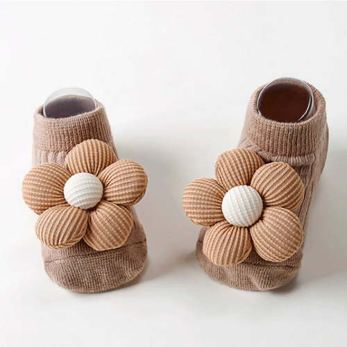 Sunbona Cute Newborn Baby Girl Flower Boat Socks Summer 0 6 Months Slip Floor Socks Infant Breathable Short Socks