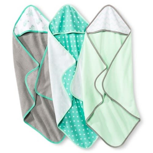 Newborn Bath Towel - 3-Pack One Size Circo