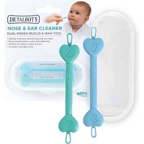 Dr. Talbot's Safe Ear Wax Removal Tool and Nose Cleaner - 2 Pack