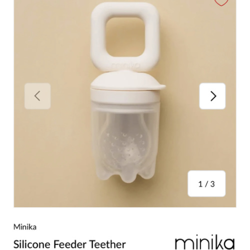Silicone Feeder Teether – CLÉMENT