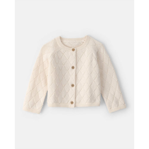 Baby Girl Cardigan Sweater - Cream | Carter's