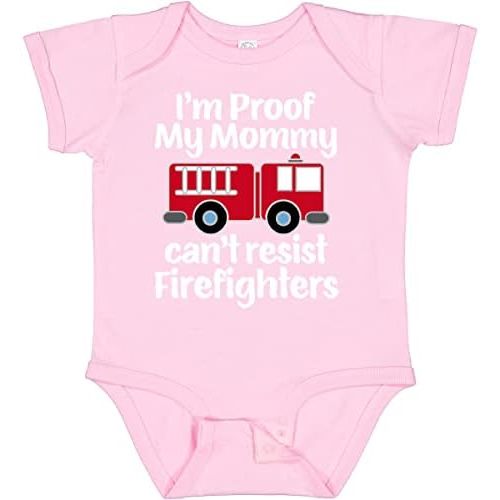 inktastic Body para bebé bombero y papá bombero