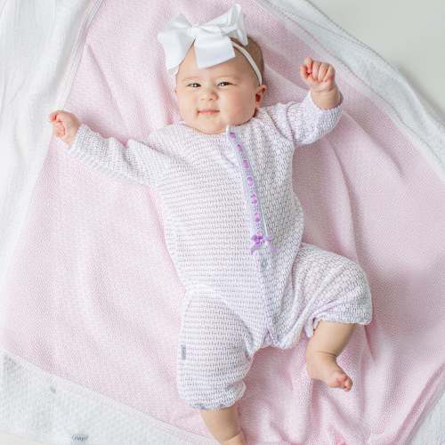 PatyKnit™ Pinstripe Converter with Eyelet Trim - PatyInc