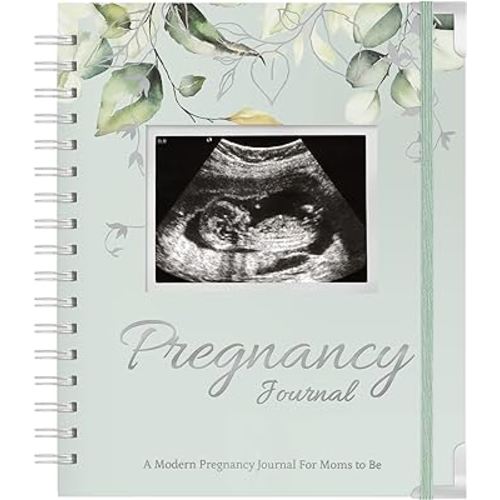 Pregnancy Journal Memory Book - 90 Pages Hardcover Pregnancy Book, Pregnancy Planner, Pregnancy Journals for First Time Moms, Baby Memory Book, Mom Book Diary, Ultrasound Baby Book Memory (Sage)