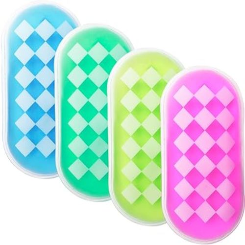 Kids Ice Pack for Boo Boo – 4 Color Cold Packs Cold Compress for Swelling, Bruises & Cuts – Safe Toddler First Aid Ice Pack– Reusable Gel Pack for Sports Injuries & Home Healthcare