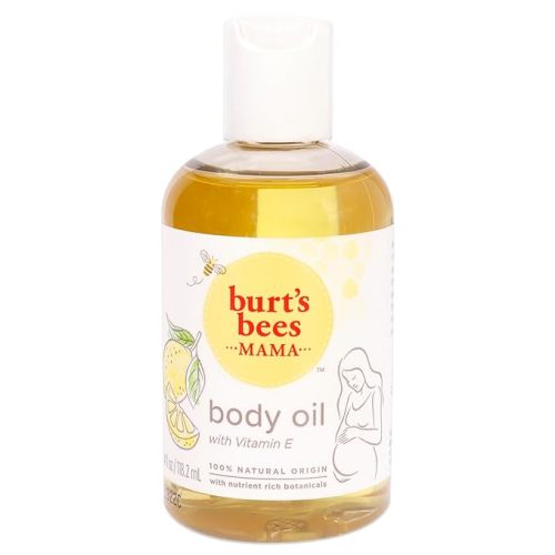 Burt's Bees Mama Body Oil with Vitamin E, 100% Natural Origin, 5 Fluid Ounces - 5 Fl Oz (Pack of 1)