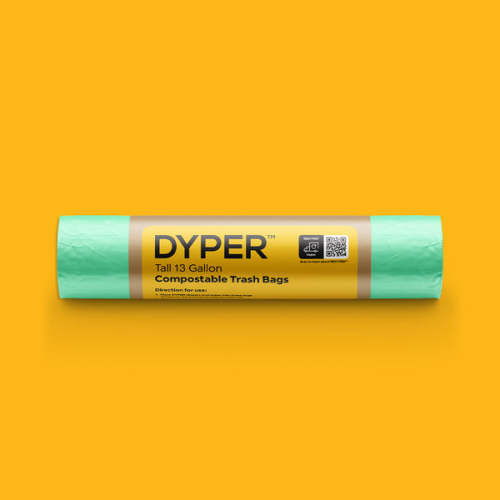 Tall Trash Bags: DYPER, Compostable, Compatible With Ubbi Steel Diaper Pail