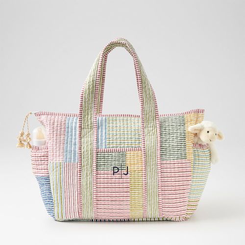 Block Print Diaper Bag