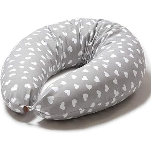 Niimo XXL Pregnancy Pillow & Baby Feeding Pillow - 2022 Double Platinum Winning Maternity Pillow, 100% Cotton Pregnancy Pillow Cover, Machine-Washable, Pregnancy Must Haves