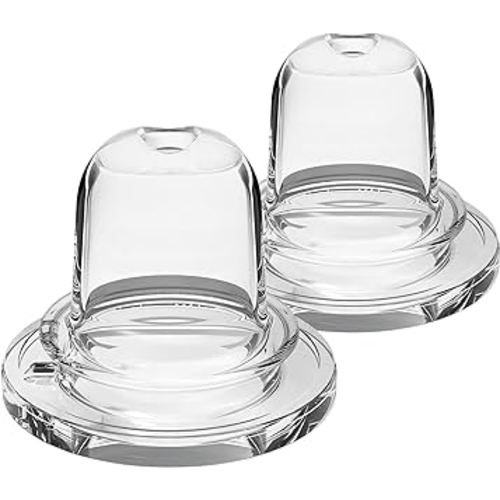 Dr. Brown’s Milestones Options+ Sippy Spouts, 2-Pack Narrow, Soft 100% Silicone Baby Bottle Sippy Spout, 6m+