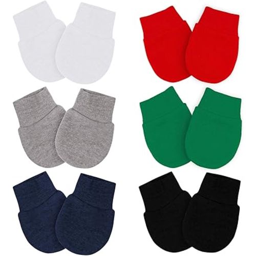 Baby Mittens No Scratch Mittens Infant Soft Gloves Mittens for 0-6 Months Boys Girls