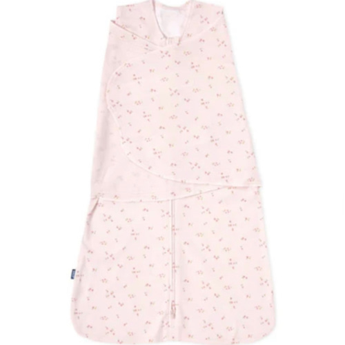 Pink Floral Cotton Swaddle Newborn | HALO