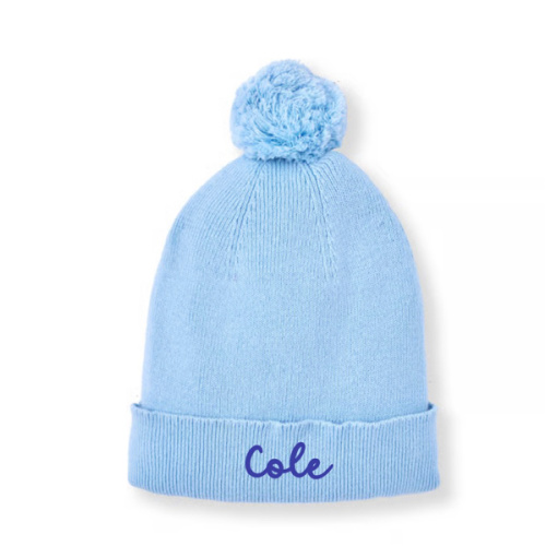 Personalized Embroidered Name Baby Beanie | Hospital Announcement | SwaddleAn