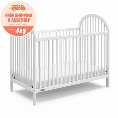 Graco Olivia 3-in-1 Convertible Baby Crib, White