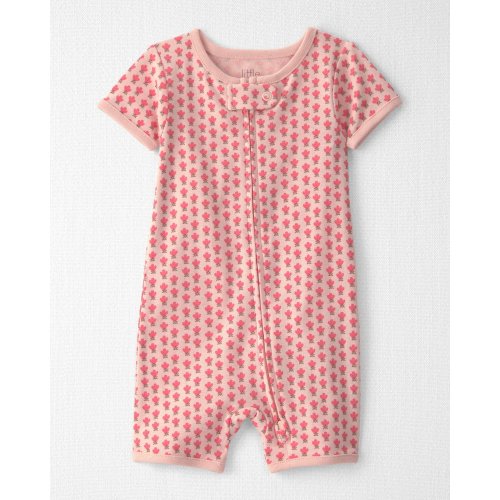 Baby Girl Organic Cotton 1-Piece Pajama in Pink Floral - Little Planet | Carter's
