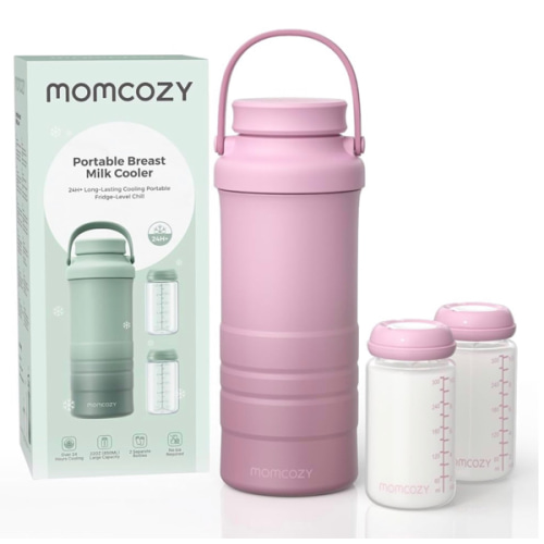 Momcozy Portable Breast Milk Cooler | 22oz Capacity for Traveling