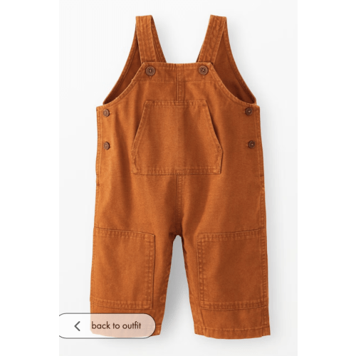 Baby Canvas Utility Overalls