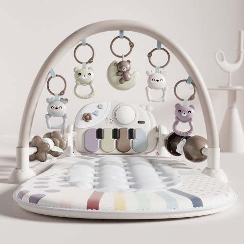 Eohemeral 4-in-1 Kick & Play Baby Activity Gym with Removable Piano and Night Light