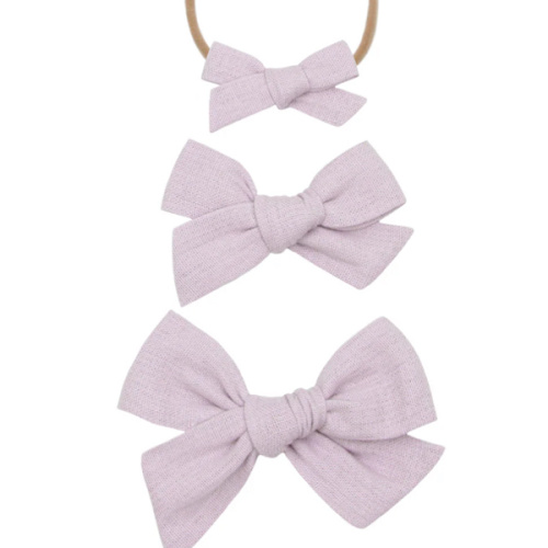 Classic Bow - Lavender Headband