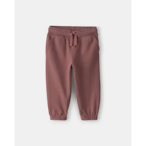Baby Drawstring Knit Joggers - Brown - OshKosh B'gosh | Carter's