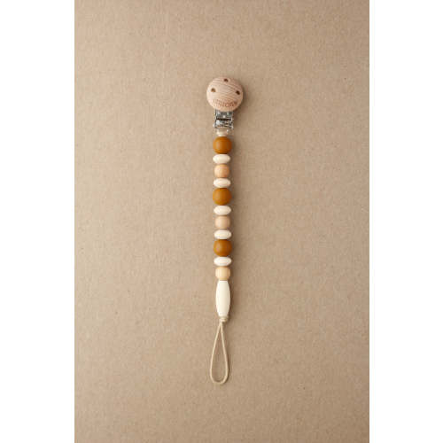 Pacifier Clip - Omar | Coffee
    
    
    
      – littleCHEW