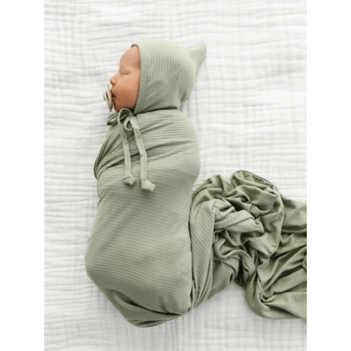 Ellis Ribbed Swaddle Blanket