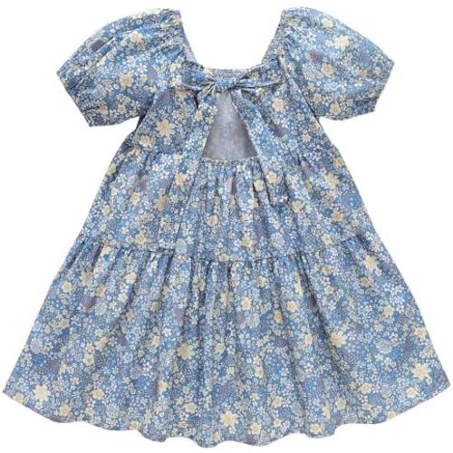 Zanie Kids Easter Dresses for Girls Baby Girl Summer Dress Playwear Family Photo Outfits