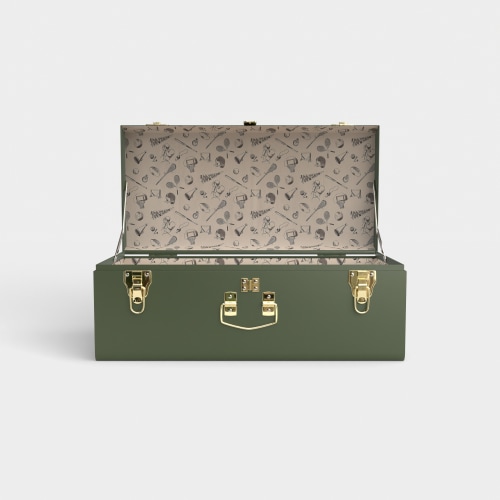 Petite Trunk - Green - St. Louis Sidelines / No Embroidery