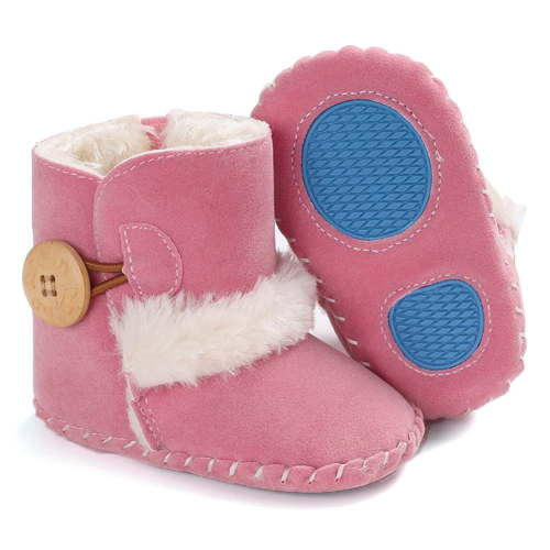 WIBACKER Baby Unisex Winter Boot Boy Girl Snow Booties Infant Toddler Warm Shoes 0-18 Months