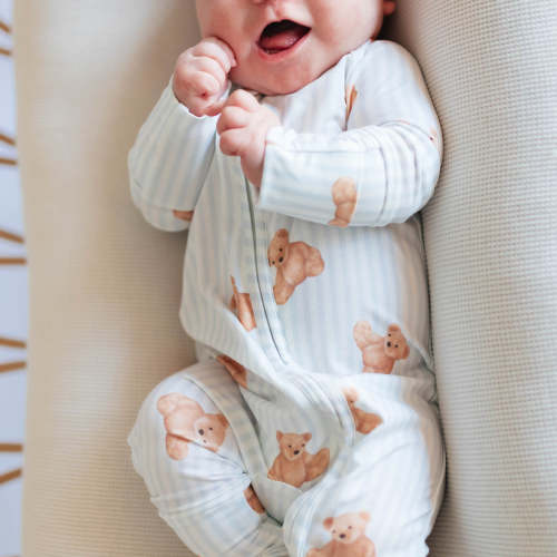 Infant Romper in Teddy