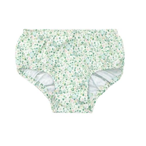 sea marsh floral diaper cover - 0 to 6 months