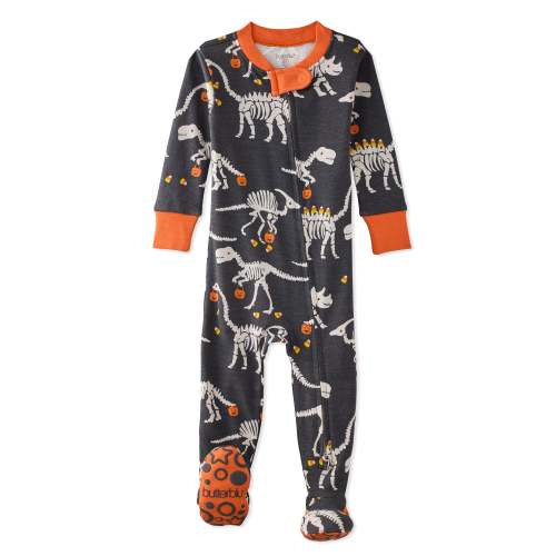 CRUZ Snug-fit Footed Baby Boys Pajamas