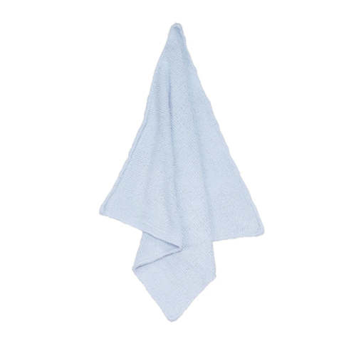 Chenille Blanket - Light Blue