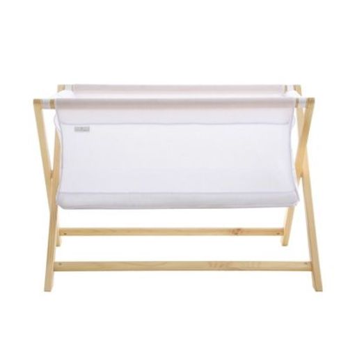 Breathablebaby Breathable Mesh Portable Sleeper, Beech & White, From Bedside To Travel