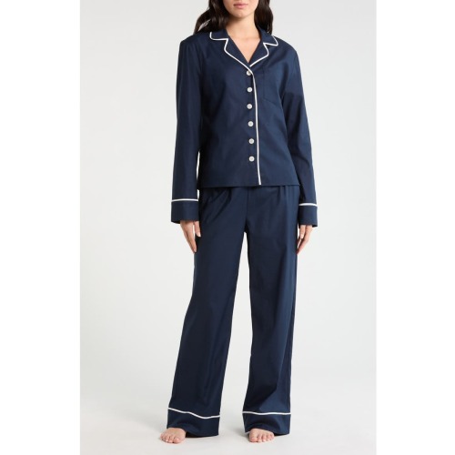 Coco Piped Stretch Cotton Pajamas