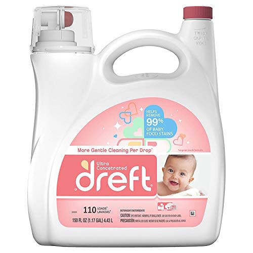 Dreft Ultra Concentrated Liquid Laundry Detergent, 150 Fl. Oz