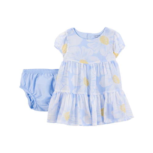 Carter's Child of Mine Baby Girl Dress Set, Floral Print, Sizes 0-24 Months